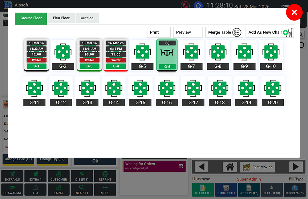 Precision Table Management
